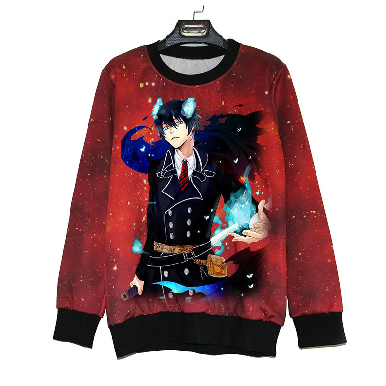 新款潮流青之驱魔师奥村磷外套动漫周边卫衣长袖男女装衣服装bz1