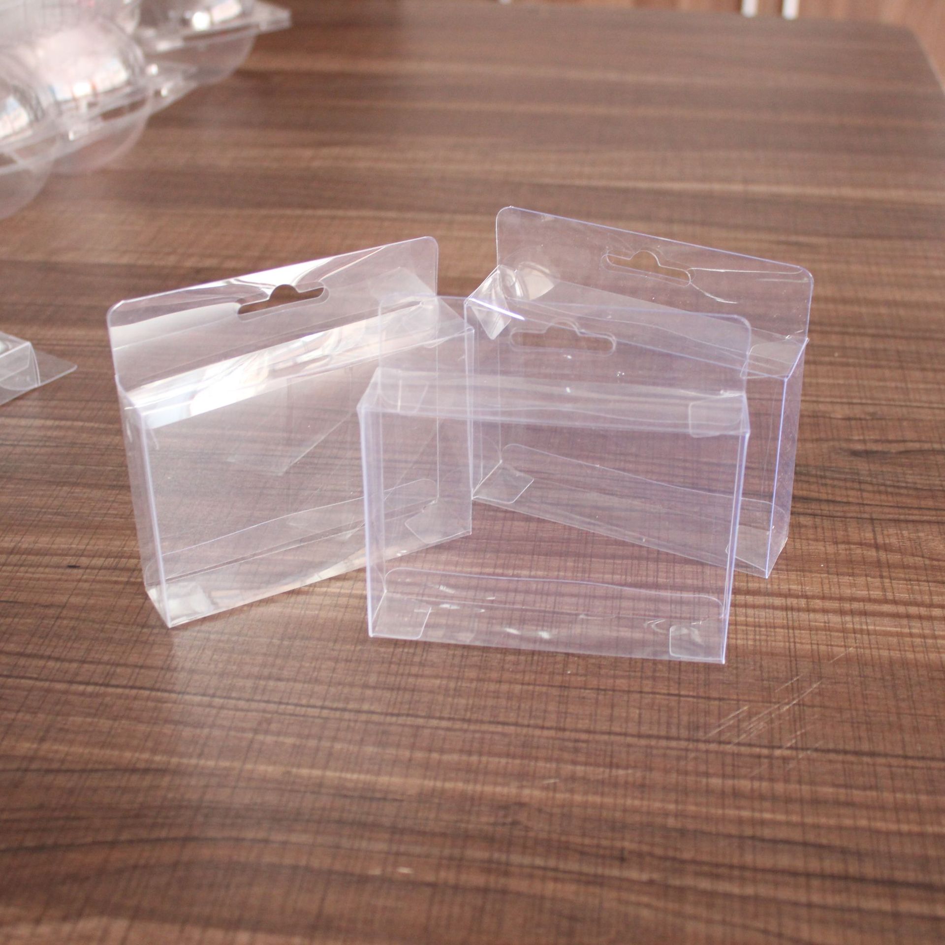 定制方形环保pet透明天地盖塑料盒pp磨砂胶盒pvc斜纹吸塑包装盒