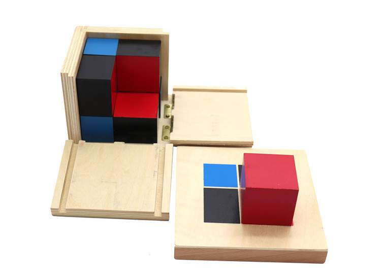 专业版幼儿园教蒙氏幼教早教教具二项式蒙台梭利儿童益智感官玩具