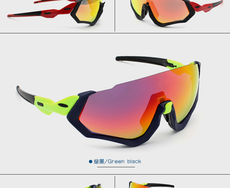 18新款o记flight jacket半框运动太阳镜009401自行车偏光骑行眼镜