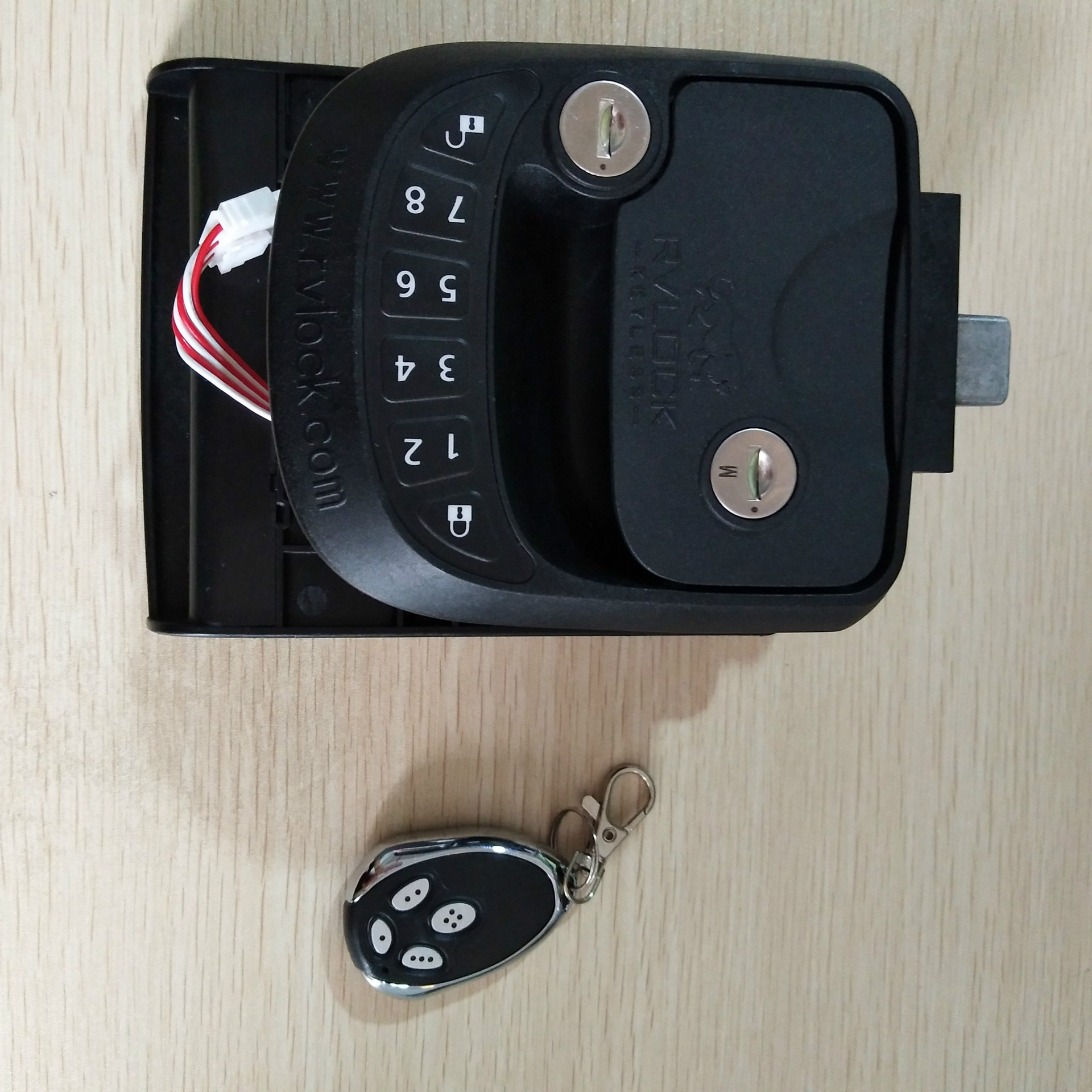 房车锁锁具厂轻型四代电子锁防盗锁大货车货柜车车门锁房客门锁