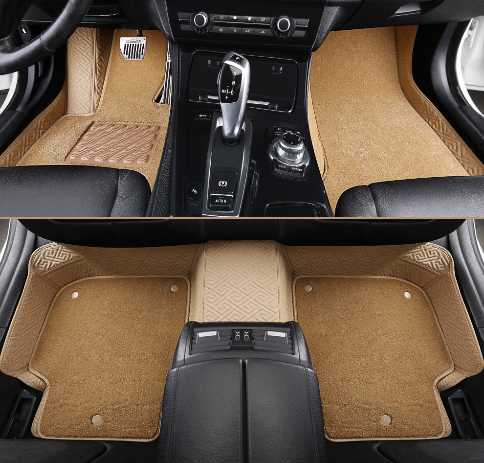 全大包围丝圈汽车脚垫适用于宝马3系320im 320li 318i 330lim曜夜