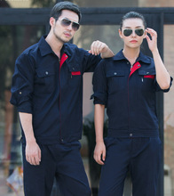 工作服厂家订做 夏季男装新款工程工作服工程师工衣厂服车间服