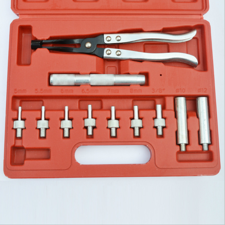 气门油封拆装组 汽修专用工具 11pc油封组,油封钳子
