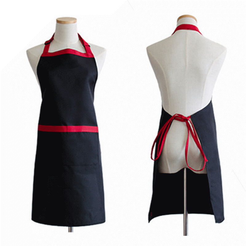 定制家务防污围裙时尚无袖家居围裙定做 挂脖调节扣广告围裙现货