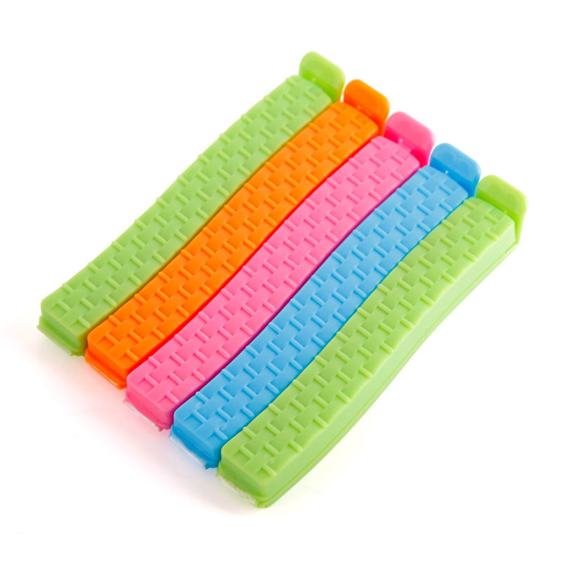 Dense Sealing Clip 8cm Wave Stripe Sealing Clip Multi-Functional Sealing Clip Bag Clip Snack Sealing Clip 0755-2