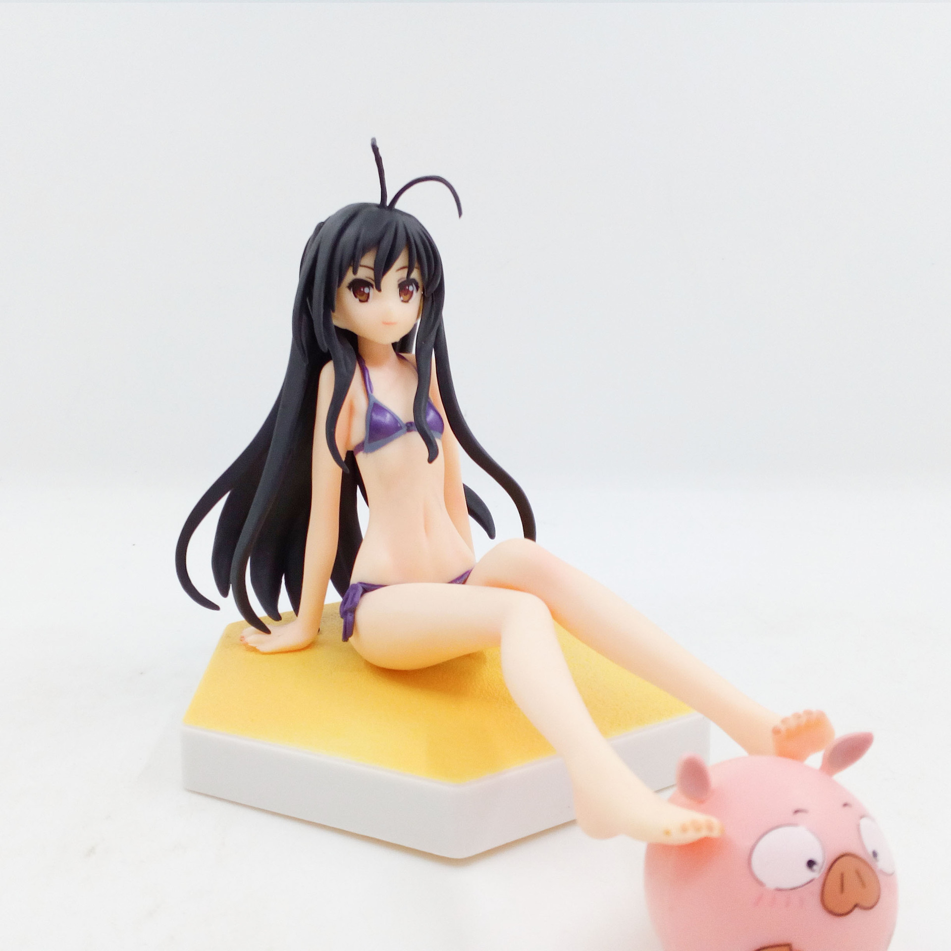 西木动漫手办 wave 沙滩 加速世界 黑雪姬 泳装 水着 公仔