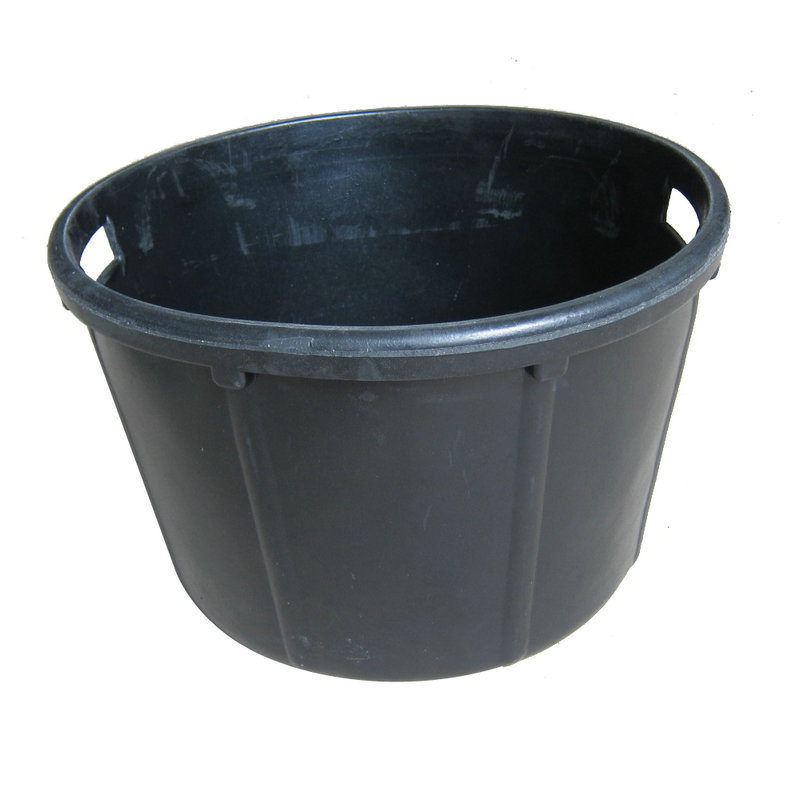 厂家定做橡胶桶 45-60l水泥搅拌桶 家用圆形橡胶圆盆
