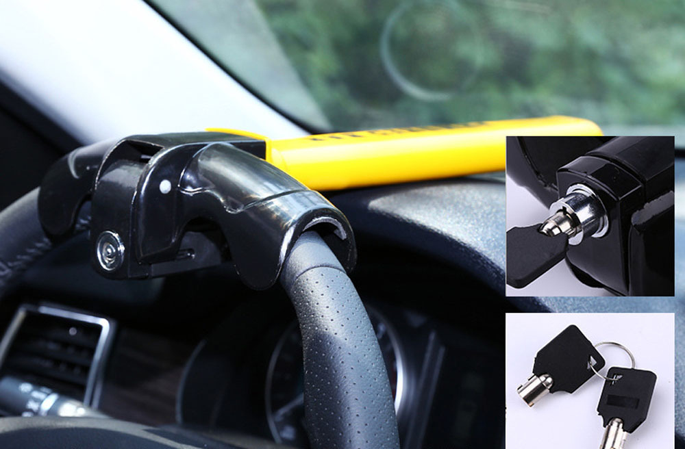 汽车方向盘锁 t形锁 t锁一件代发汽车防盗锁steering wheel lock