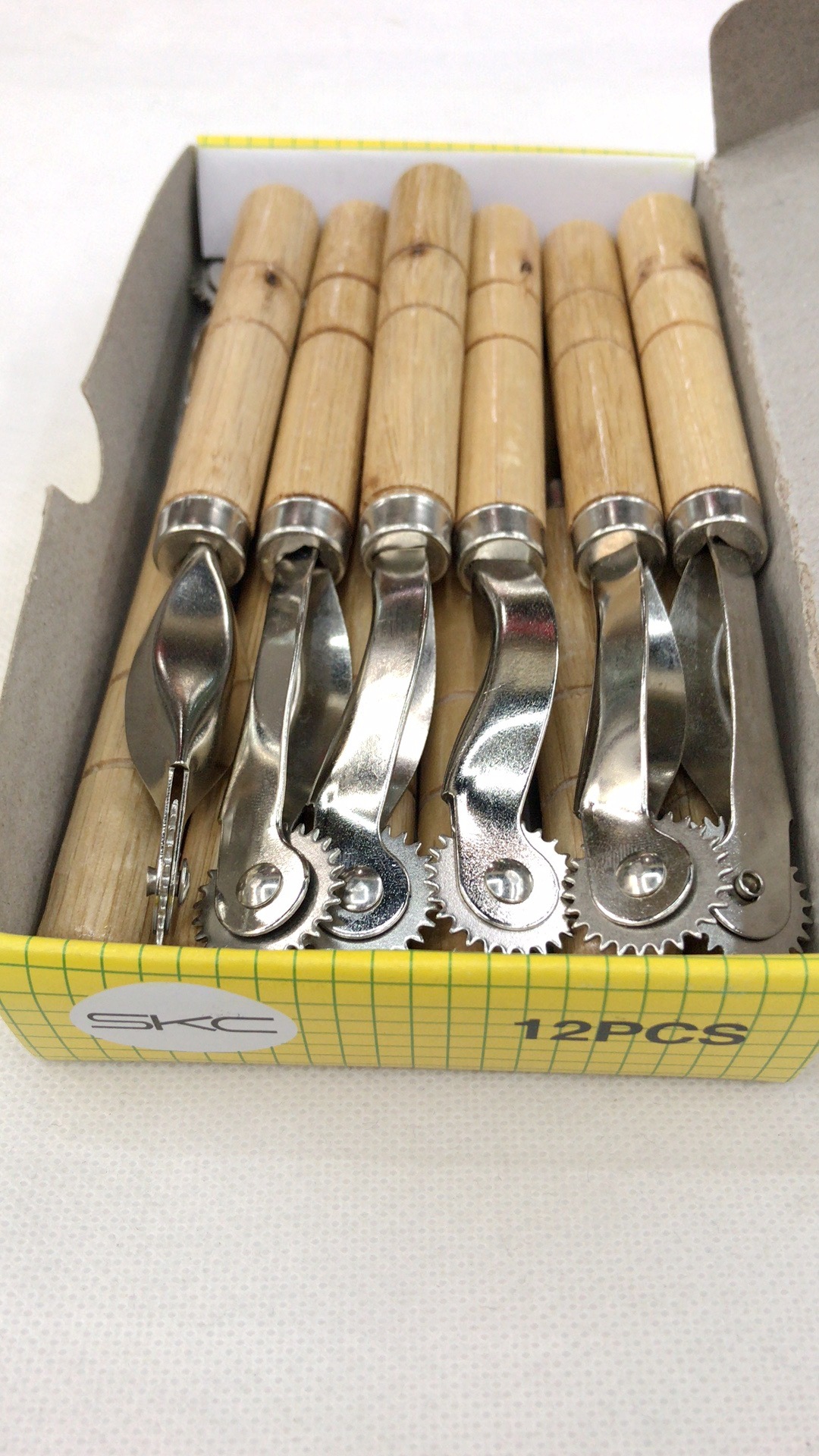 木柄划布轮 划线器 画布轮 画线器 划线器 齿形