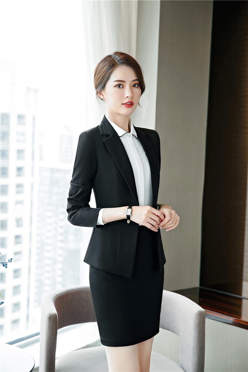 秋冬职业套装_秋冬职业套装女销售职场白领长袖女行政/一件代发 - 阿