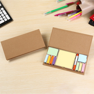 厂家批发文具商务办公便利贴定制便签本 可撕记事便签纸创意套装