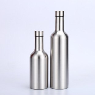 创意新款不锈钢保温红酒瓶啤酒瓶户外便携式保温杯定制礼品杯子