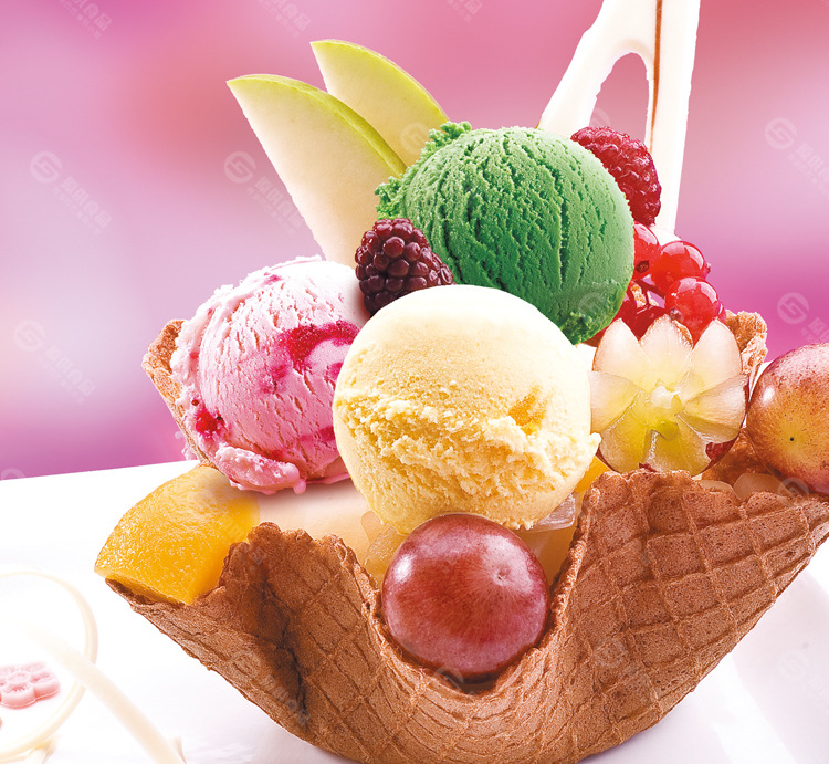 公爵硬冰淇淋粉 硬冰粉挖球雪糕粉1000g克花式冰淇淋