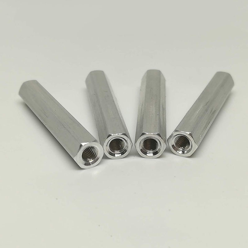 铝柱主板螺丝厂家生产 六角全通螺丝 直通空心螺柱规格定制
