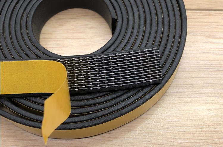 三元乙丙橡胶发泡密封条配电箱机柜平条防撞隔音带背胶自粘矩形条