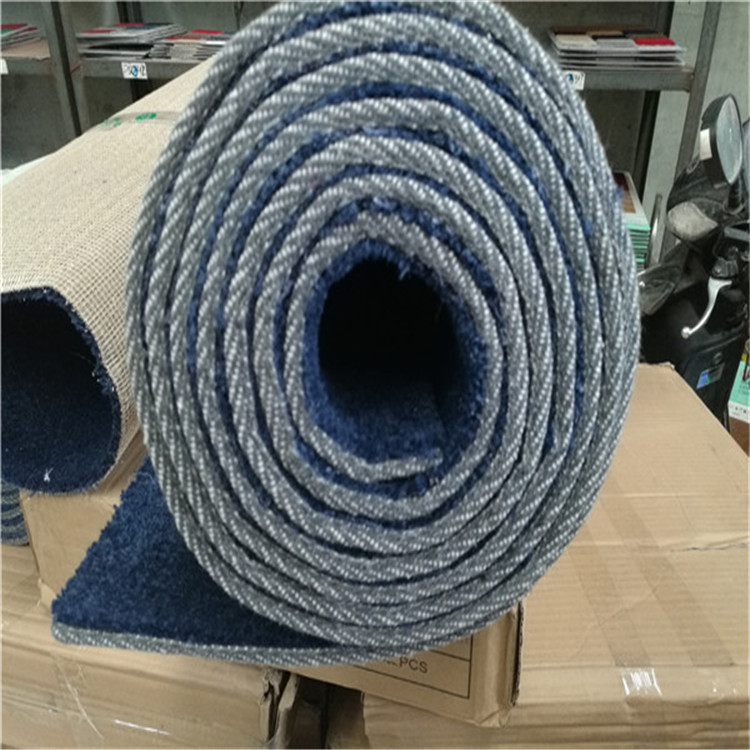 加厚弯头纱地毯可锁边包边武术馆会客室工作室满铺防火地毯可安装