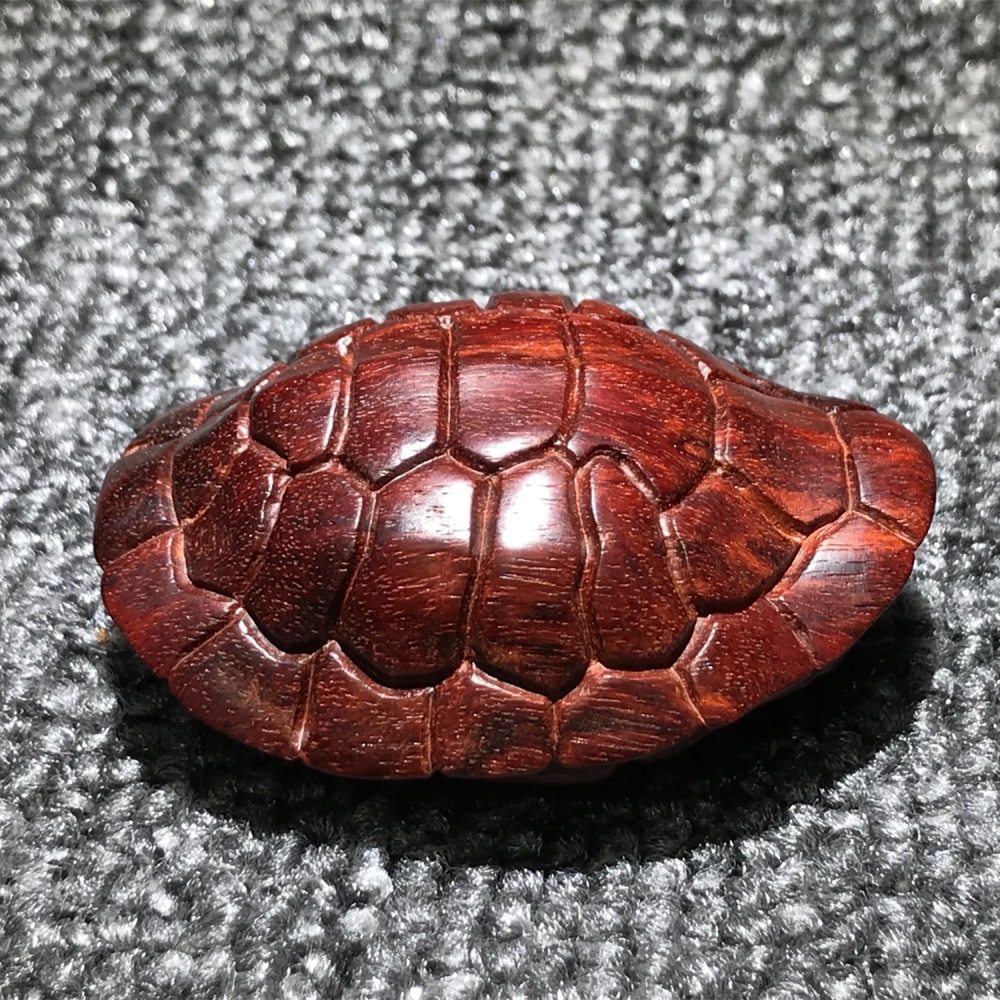 印度小叶紫檀 富甲天下 富甲一方 乌龟壳 木雕小件 厂家直供