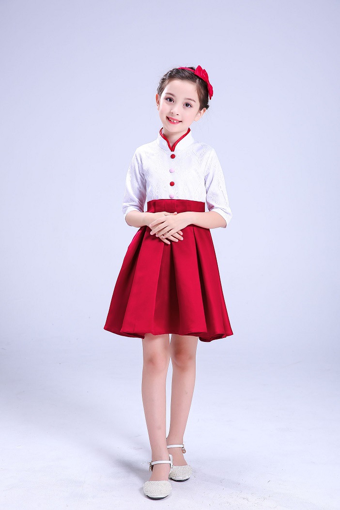 秋冬儿童大合唱团演出服中学生小学生表演服装学生朗诵比赛初中生