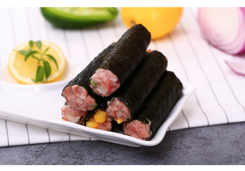 堂记食品 寿司紫菜卷5斤 自助餐食材 新鲜冰冻食品 厂家直销
