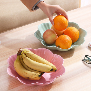 创意欧式家用果盘 客厅水果盘塑料办公室茶几装干果零食糖果盘子