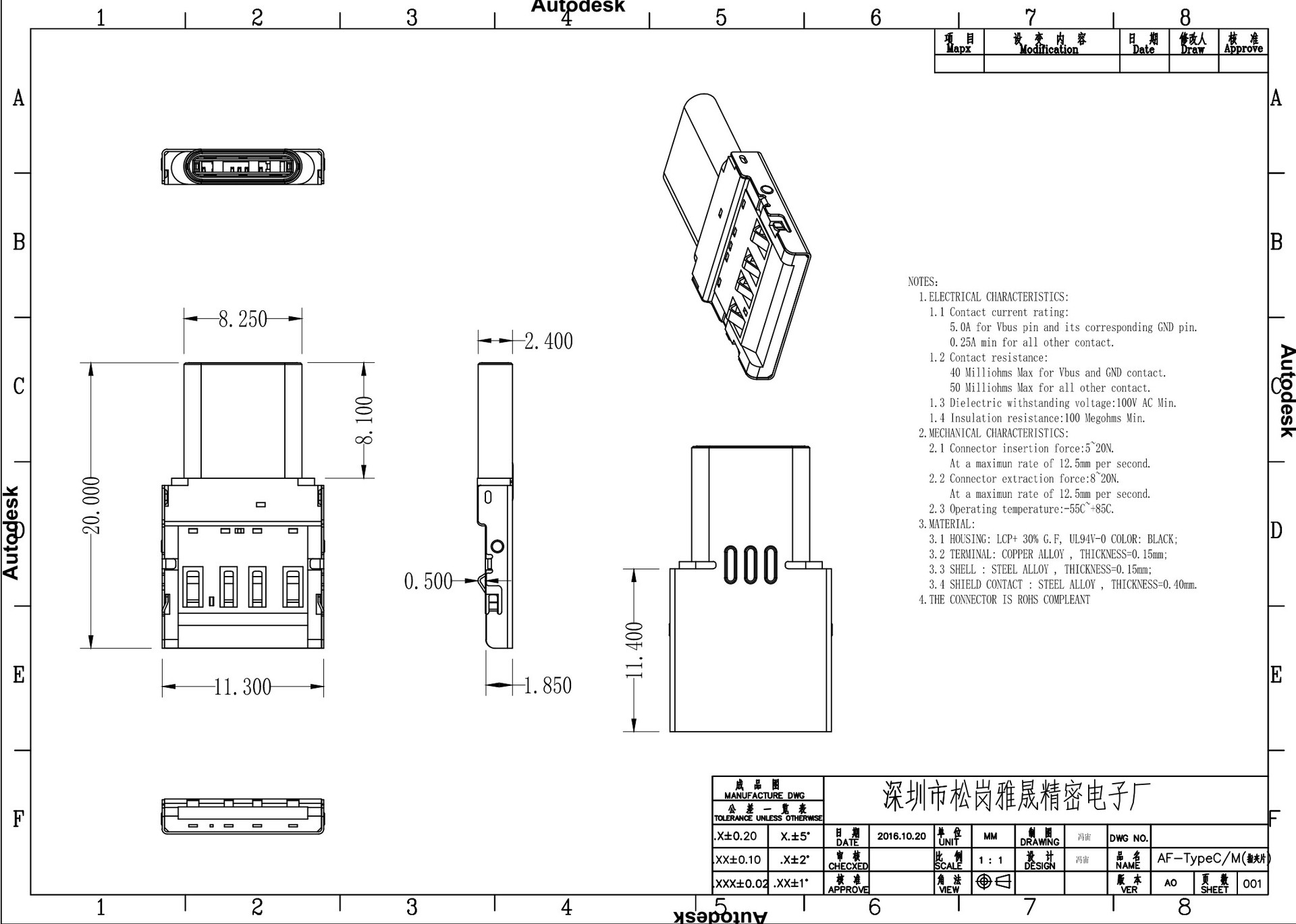 0 a公otg转换头 af-type-c手机转换口