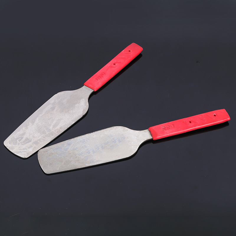 厂家批发亚顿红把双面瓦刀 瓦工锰钢砖刀 加厚建筑砌墙泥刀批发