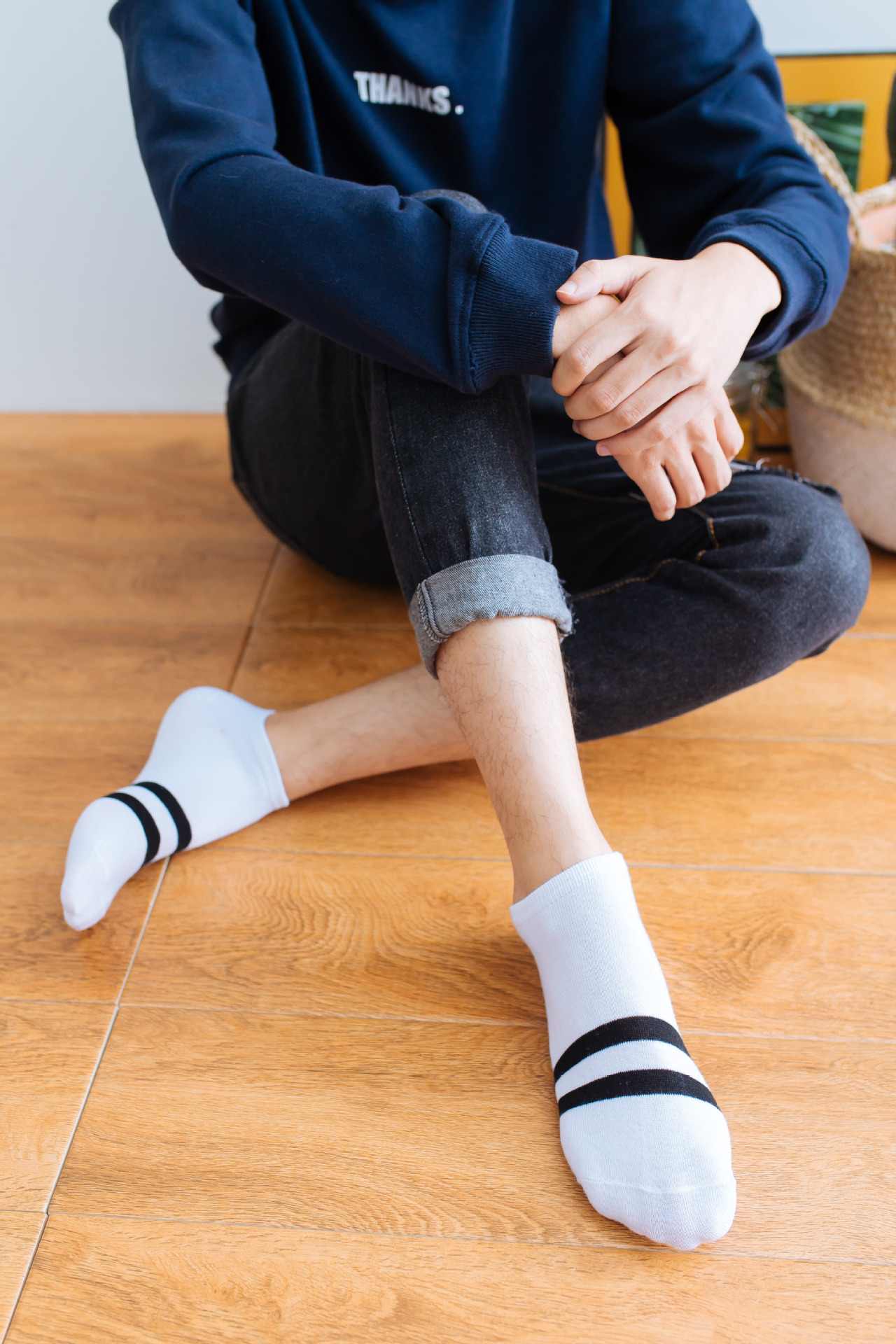 现货一件代发纯棉船袜条纹秋季隐形棉袜短筒运动袜夜市地摊防臭