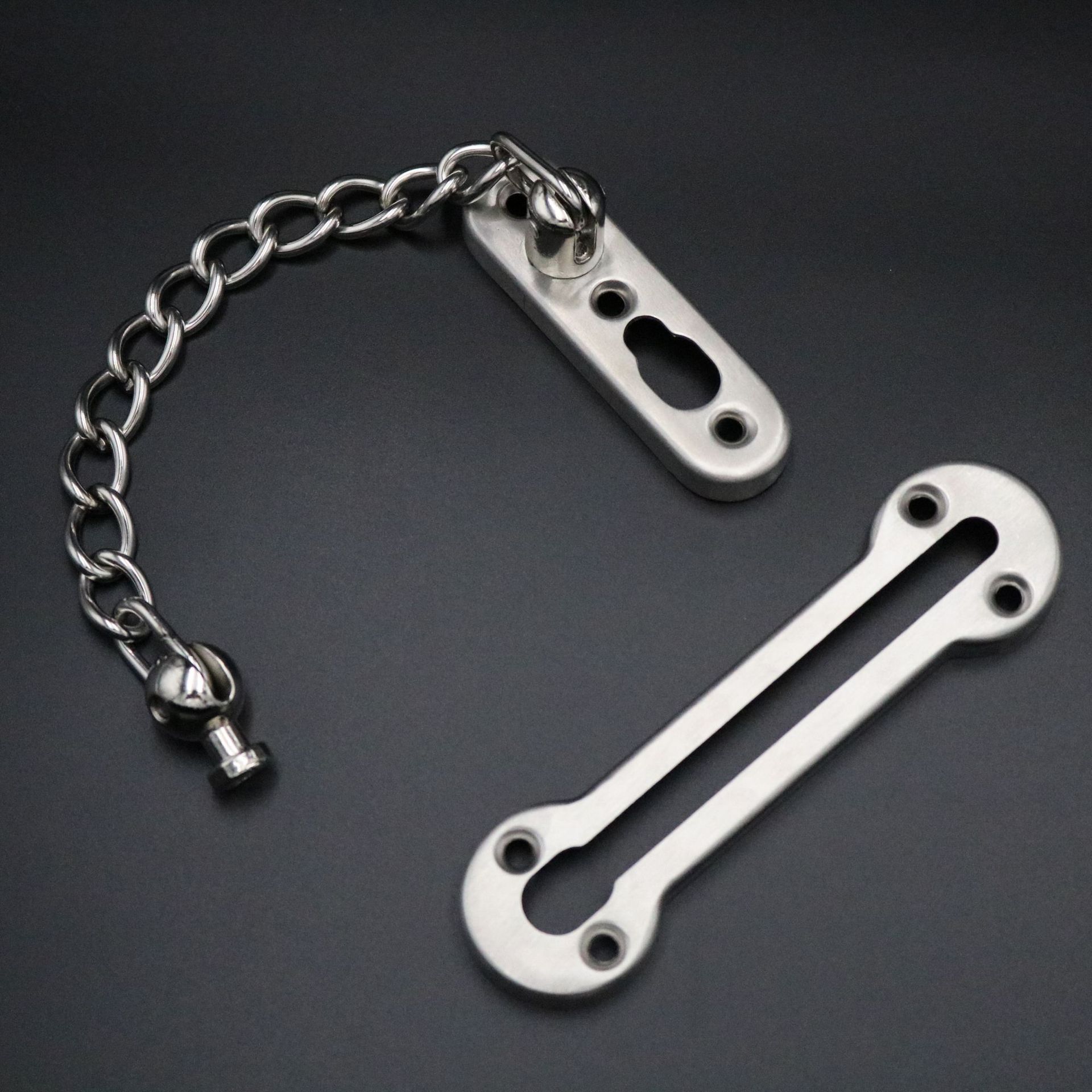 不锈钢防盗链酒店宾馆宿舍安全锁防盗扣带锁搭扣门链插销门窗五金