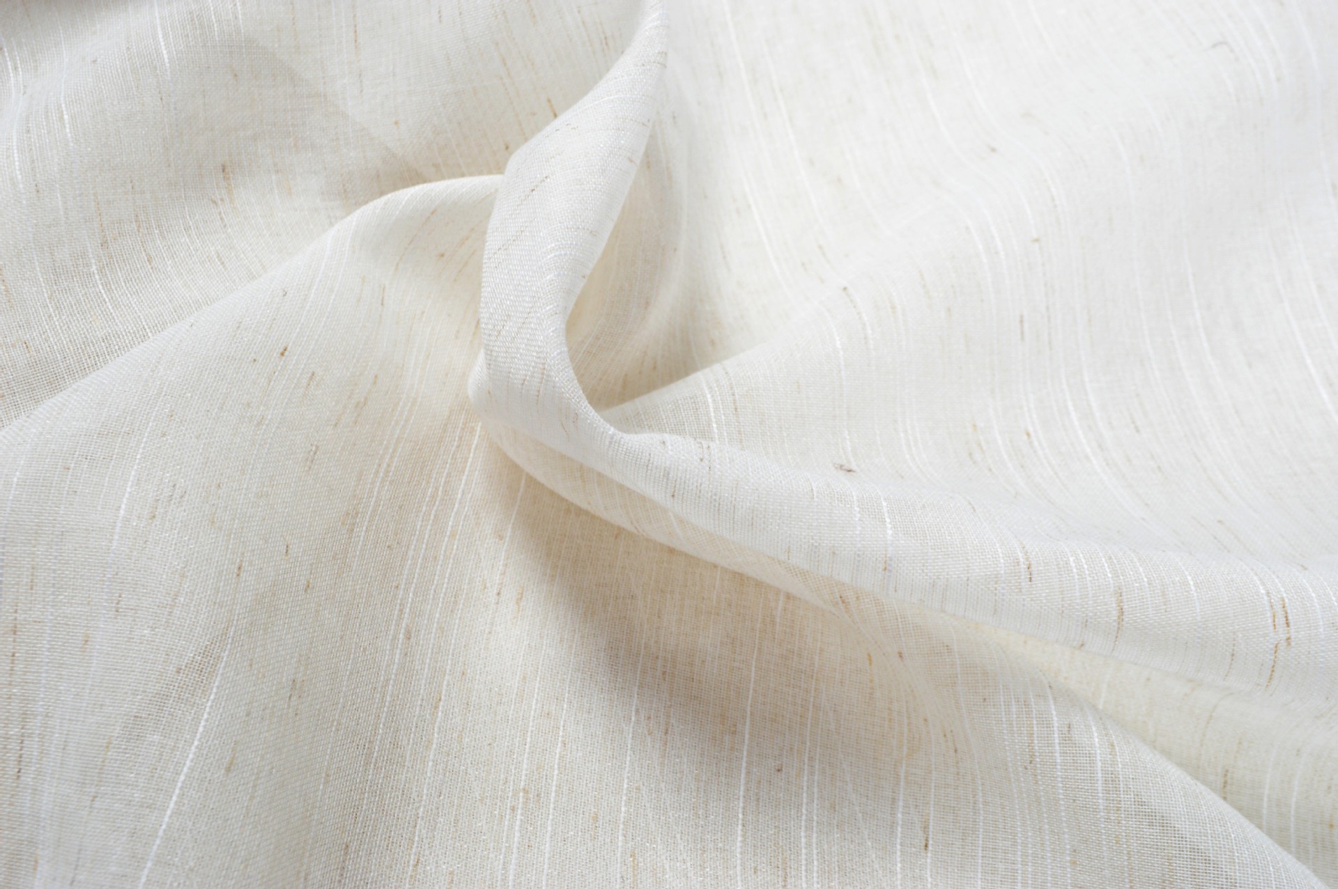 采达厂家直销 纯色棉多丽麻纱 批发定制酒店工程素色长竹节麻纱