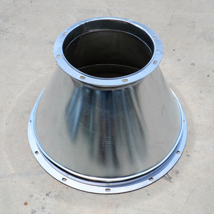 广东厂家批发不锈钢风管配件变径三通大小头异径管厂家直销