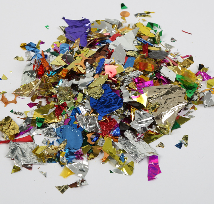 手撒金纸碎金纸砸金蛋闪光金纸片结婚礼金箔碎亮片