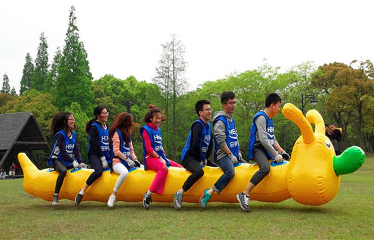 铁质木质充气协力竞走多人多足团体运动拓展训练道具