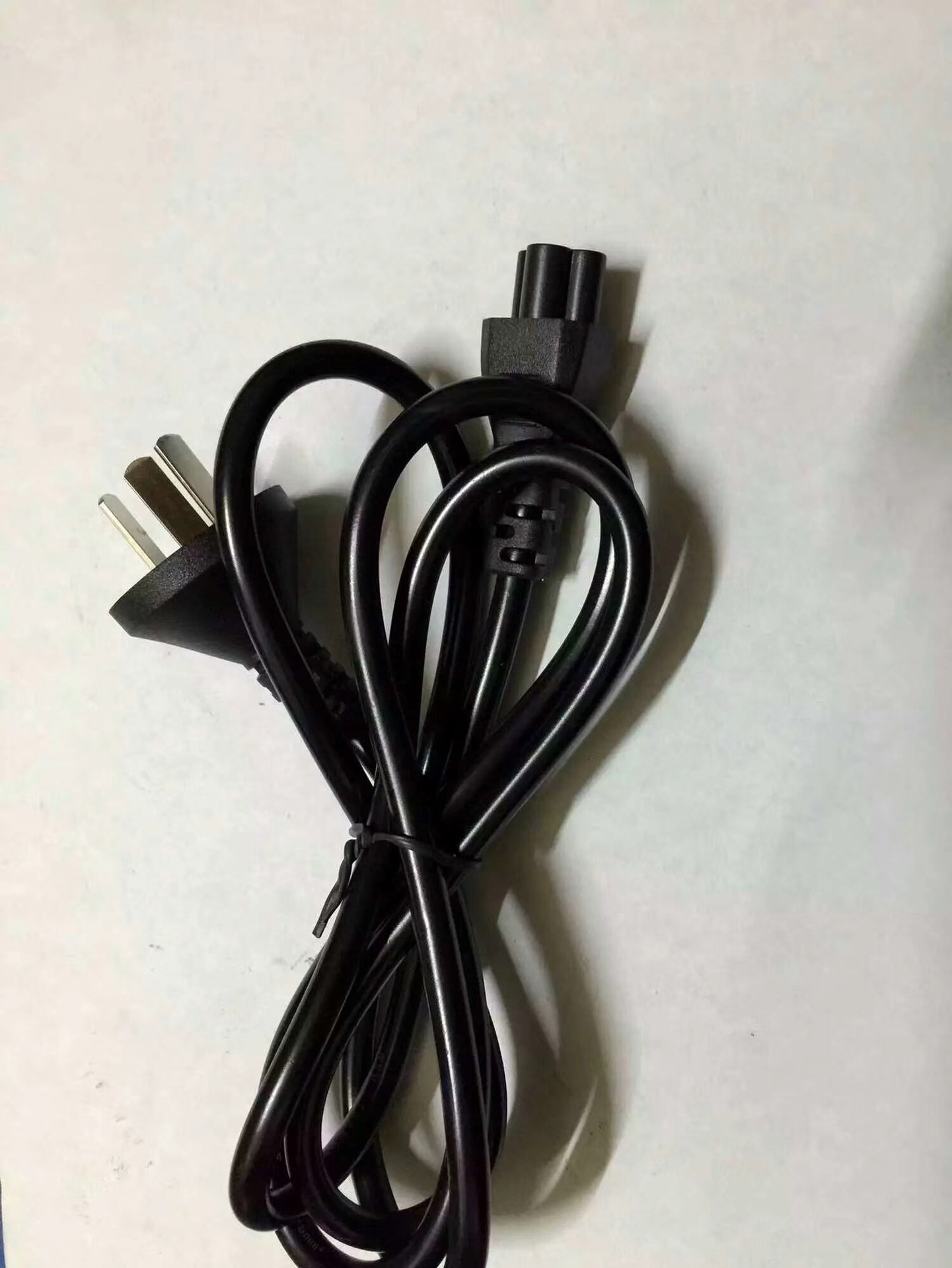 国标 笔记本电脑电源线1.5m加粗5芯ac线