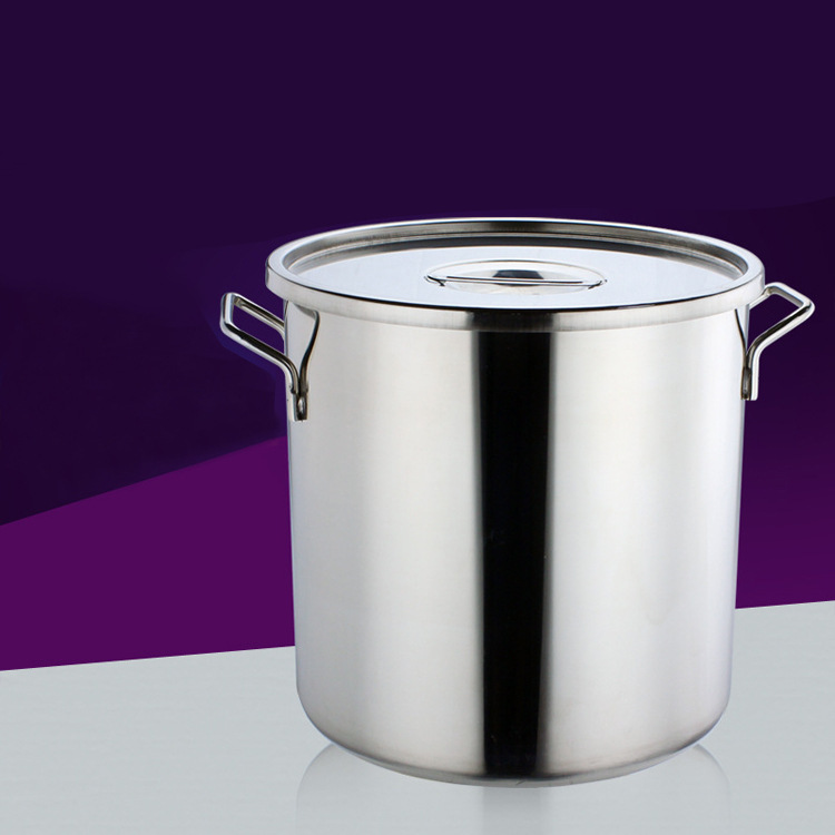 304不锈钢密封桶大容量汤锅豆浆桶 食堂商用饭桶汤桶蓄水桶批发