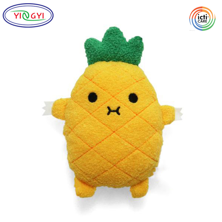 仿真软体菠萝水果毛绒玩具公仔可爱菠萝抱枕靠垫家居装饰生日礼物