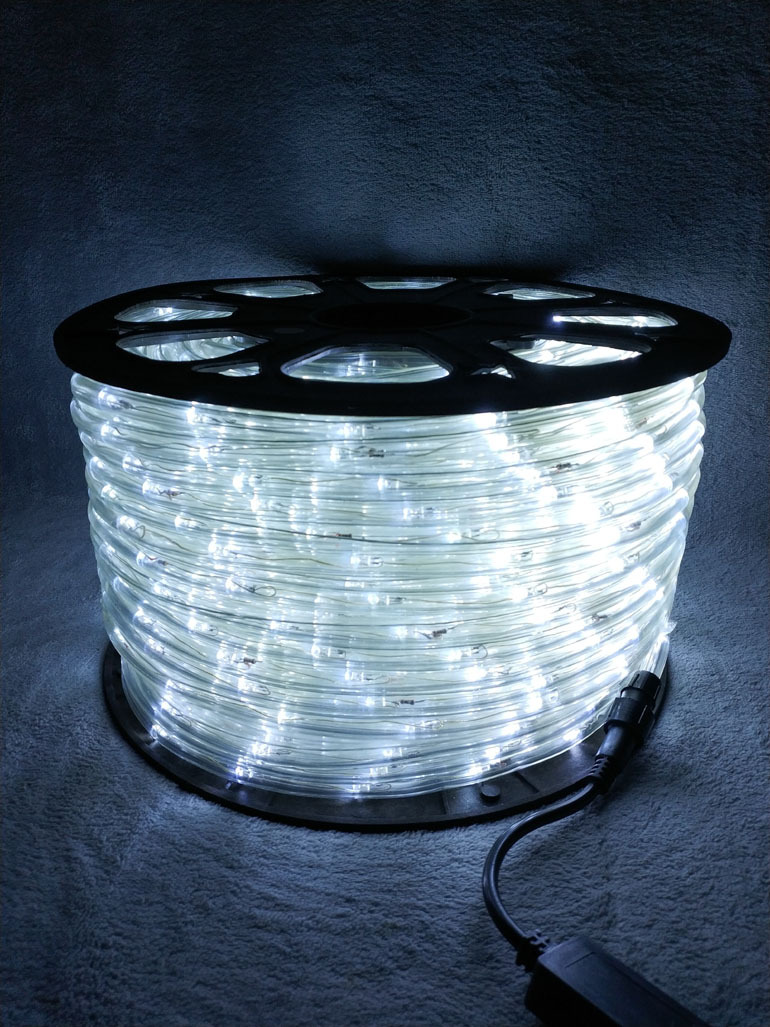 led圆二线/灯带扁三线彩虹管彩灯户外防水防雨家居工程装饰照明