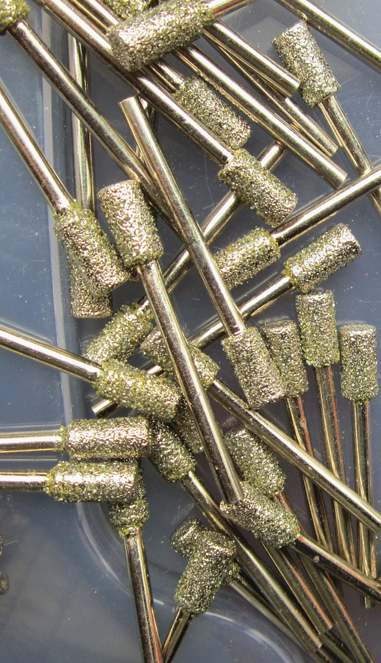 金刚石磨头 金刚砂磨棒 a针 电磨头 46目粗砂 圆柱形 多种规格