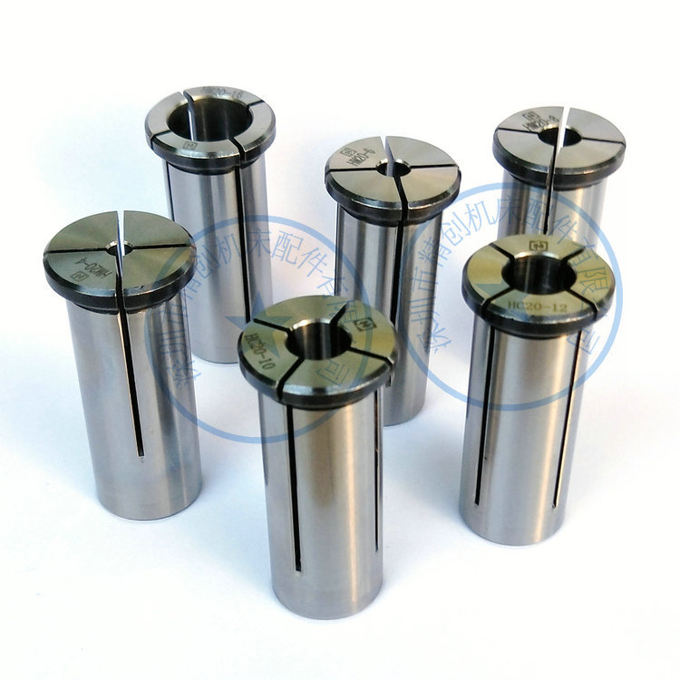 台湾高精度cnc数控车床夹头36机42机46型后拉式弹簧筒夹非标定做