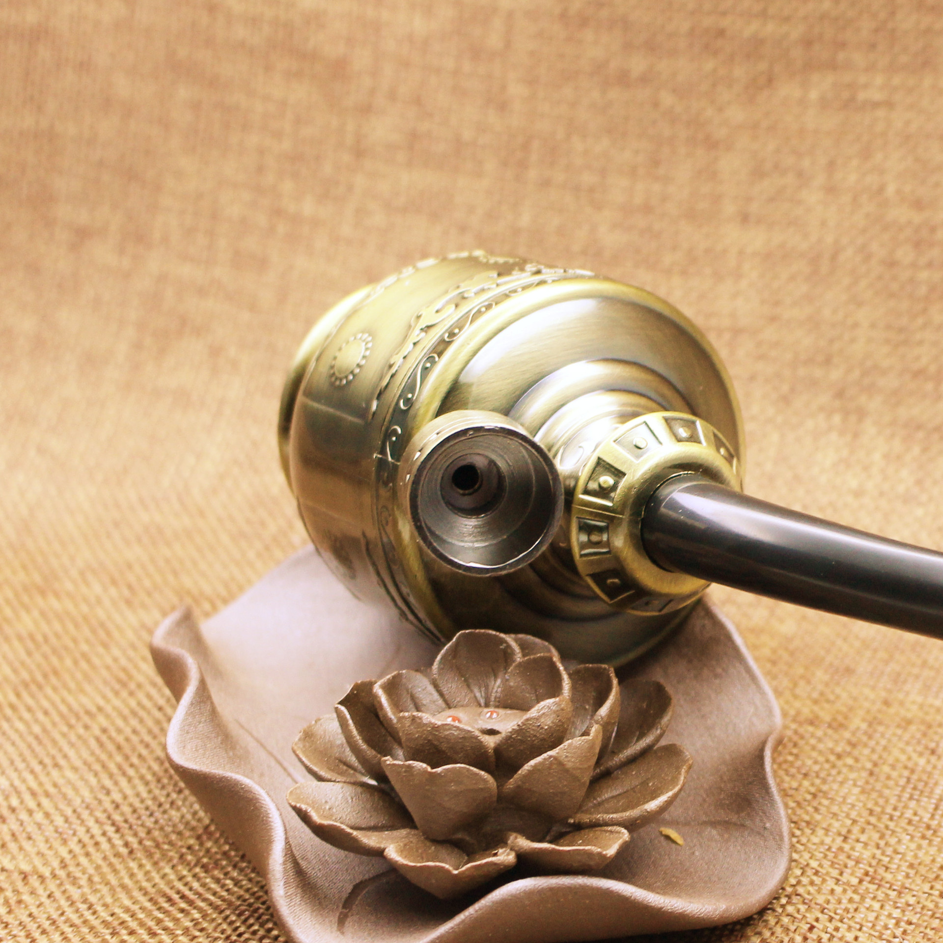 jd128青铜水烟壶 老式个性创意烟具复古水烟斗水烟袋加水即可使用