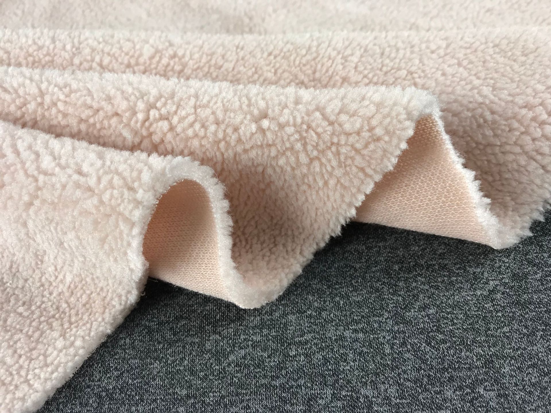 现货 小米粒 羊羔绒 羊剪绒 秋冬童装服装面料里布鞋材绒布