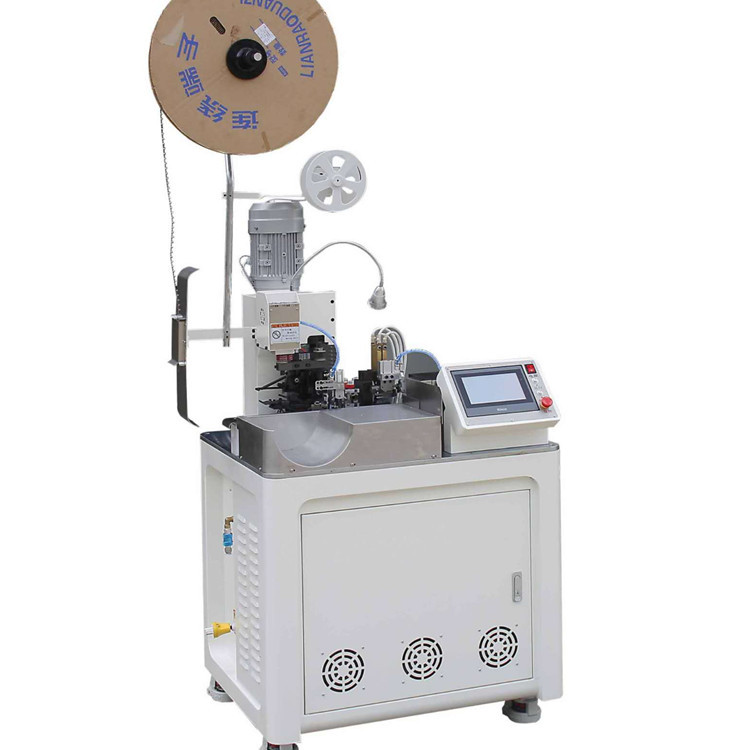 广东厂家直供超静音高速全自动2并线电源线单头端子机