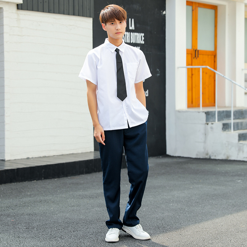 大码jk男生制服西裤英伦初高中生校服韩国运动会班服情侣秋冬款