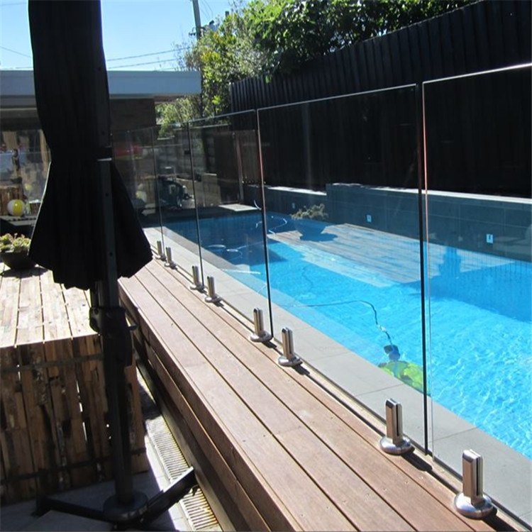泳池栏杆 不锈钢落地玻璃夹栏杆批量订制常规说明:(玻璃护栏的优点见