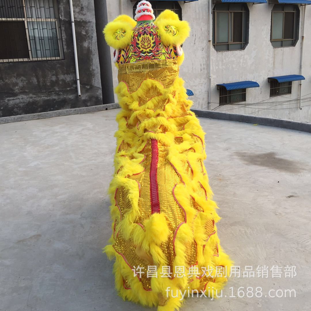 舞狮醒狮佛装狮醒狮舞狮子醒狮南狮澳洲羊毛醒狮佛山标准成人醒狮