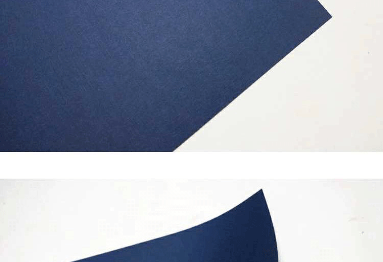 【免费拿样】厂家直销纯木浆蓝卡纸250克300克350克海军蓝兰卡纸