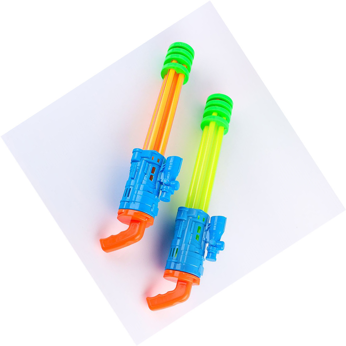 加特林五孔水枪系列,儿童夏日戏水玩具 针筒式抽拉式远射程水抽