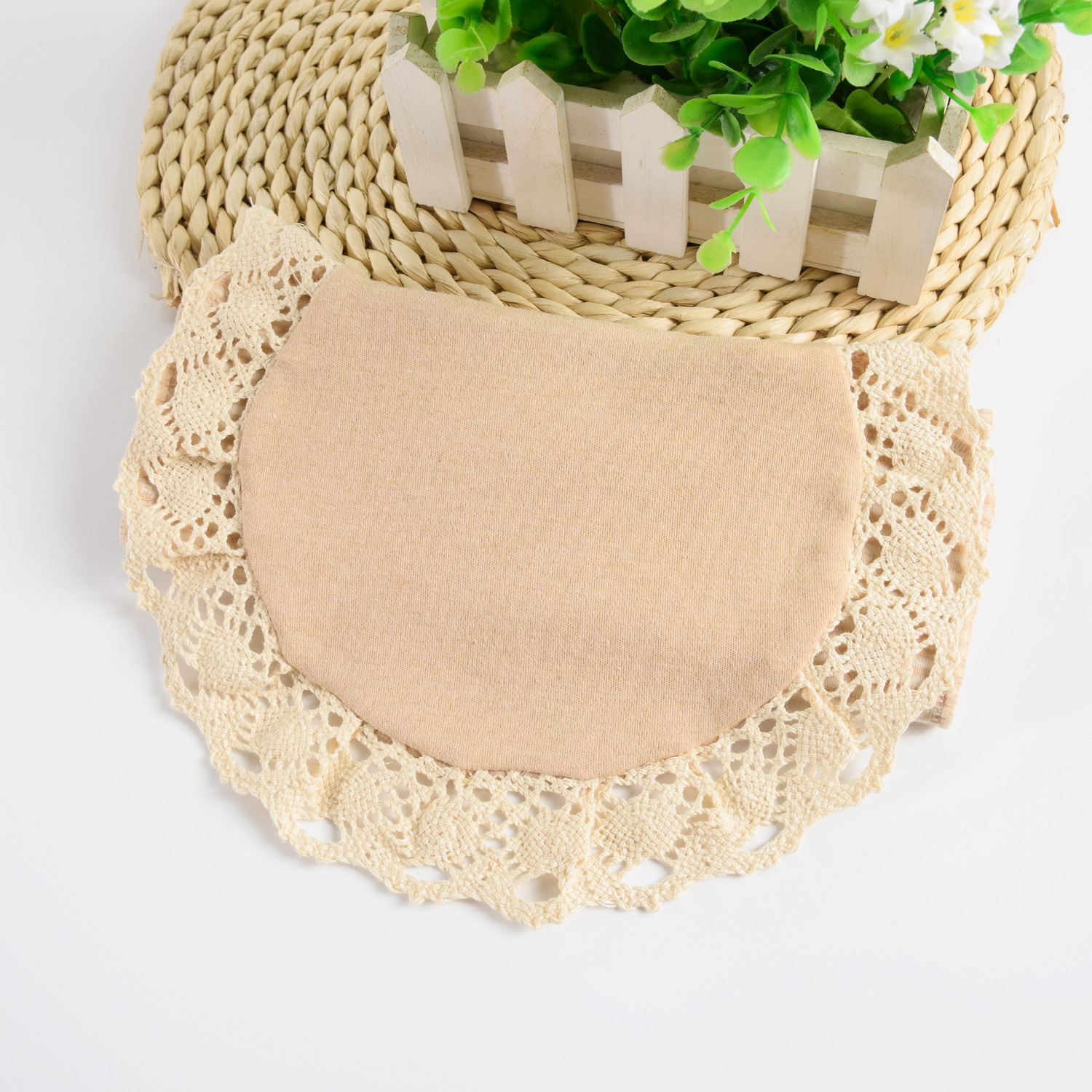 新款彩棉布宝宝吸汗巾幼儿园儿童特大号26*38垫背巾隔汗巾