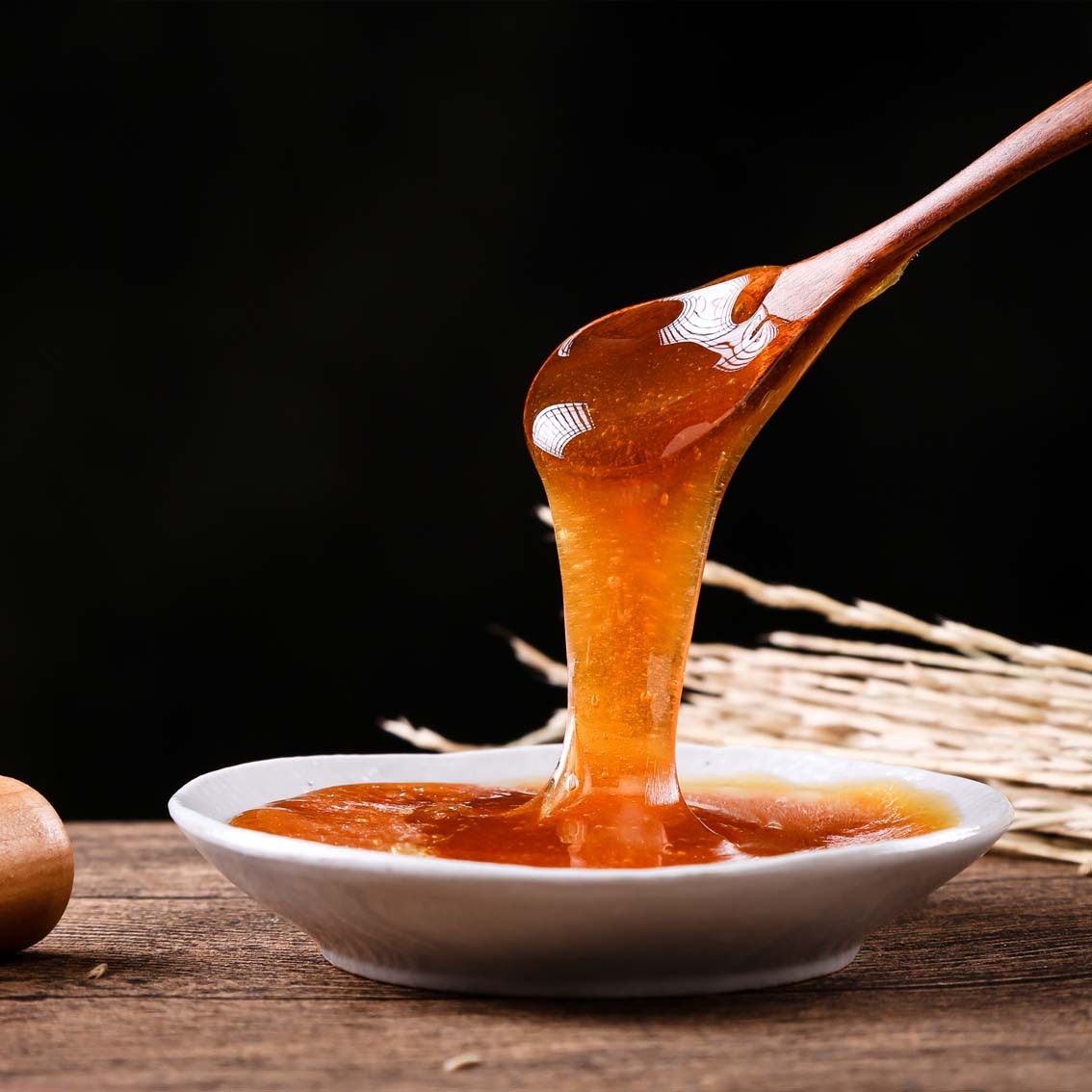 千凤香金黄麦芽糖87高浓传统风味25kg大桶装糖画吹糖人龙须酥原料