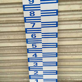 搪瓷水尺1米双层搪瓷水位尺水利标尺工程搪瓷水尺测量尺订做定制